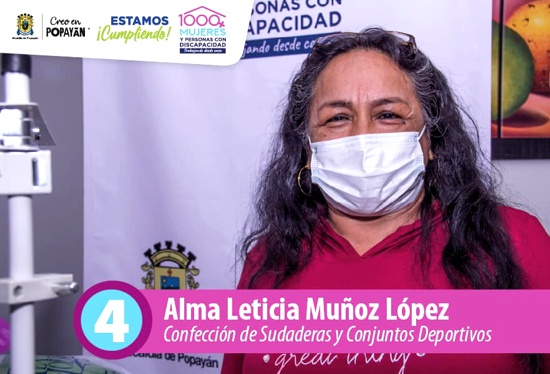 Se me adelantó la navidad - Alma Leticia Muñoz - Beneficiaria Programa 1.000 Mujeres y personas con discapacidad trabajando desde casa