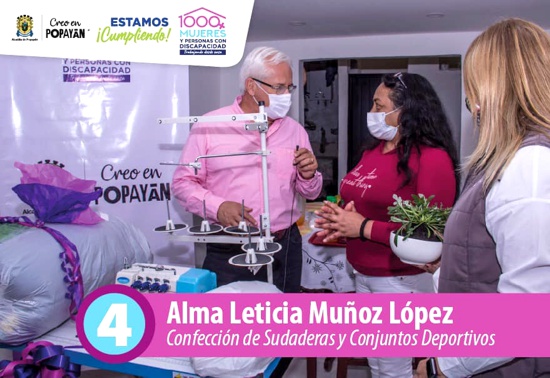 Se me adelantó la navidad - Alma Leticia Muñoz - Beneficiaria Programa 1.000 Mujeres y personas con discapacidad trabajando desde casa