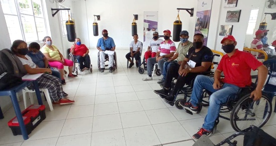 Taller de mantenimiento de sillas de ruedas se realizó en Corinto