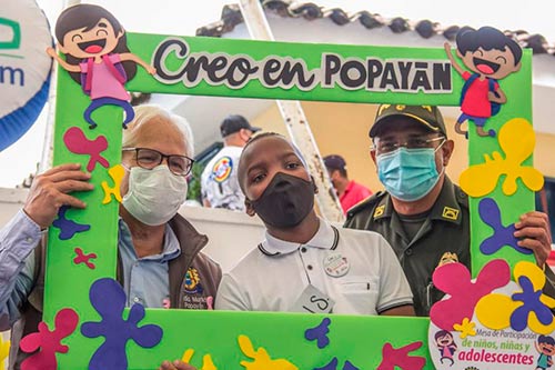 La visión de los niños de Popayán es fundamental para la construcción de un municipio competitivo
