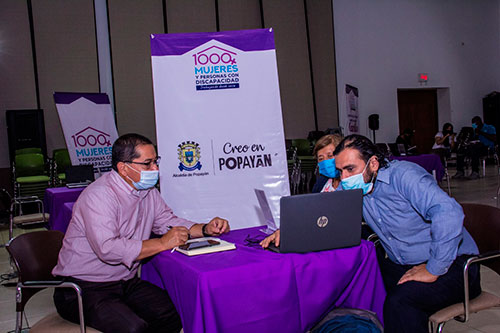Primera rueda de negocios del programa Mil mujeres y personas con discapacidad trabajando desde casa