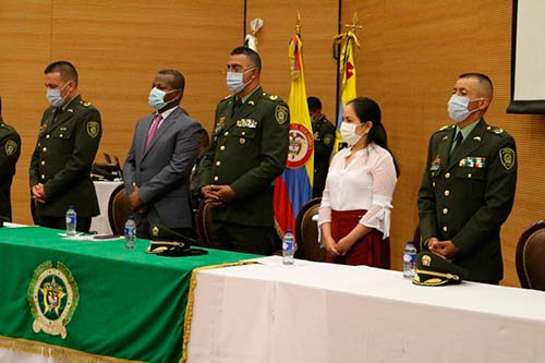 Popayán rindió homenaje a la Policía Nacional