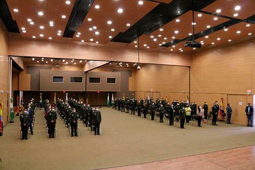 Popayán rindió homenaje a la Policía Nacional