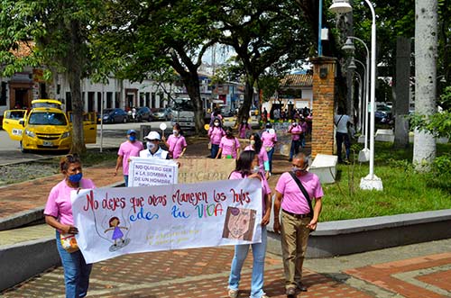 Conmemoración de la No Violencia Contra La Mujer, en Santander de Quilichao Conmemoración de la No Violencia Contra La Mujer, en Santander de Quilichao