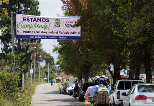 Simbólicamente se celebró los avances del Refugio Animal de Popayán Simbólicamente se celebró los avances del Refugio Animal de Popayán