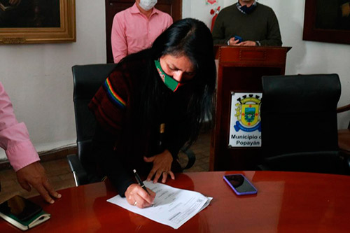 11 mujeres encabezan el nuevo Cabildo Indígena Yanacona de Popayán