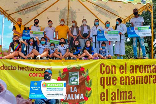 140 millones de pesos fueron entregados como estímulos a 81 deportistas payaneses 140 millones de pesos fueron entregados como estímulos a 81 deportistas payaneses