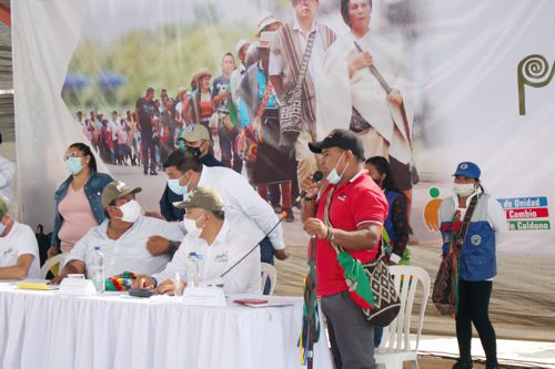 A un Pacto por la Vida convocó el gobernador en Caldono