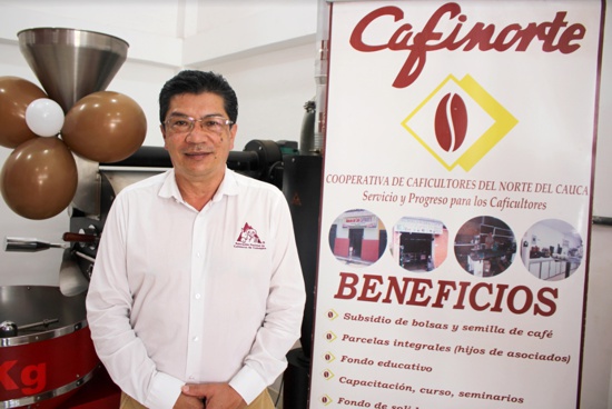 Gerardo Montenegro, director ejecutivo del Comité de Cafeteros del Cauca Gerardo Montenegro, director ejecutivo del Comité de Cafeteros del Cauca