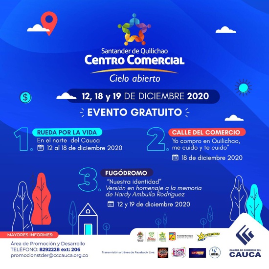 Centro Comercial a Cielo Abierto en Santander de Quilichao