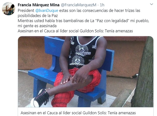 Guildon Solís Ambuila - Asesinan otro líder social en Buenos Aires, Cauca