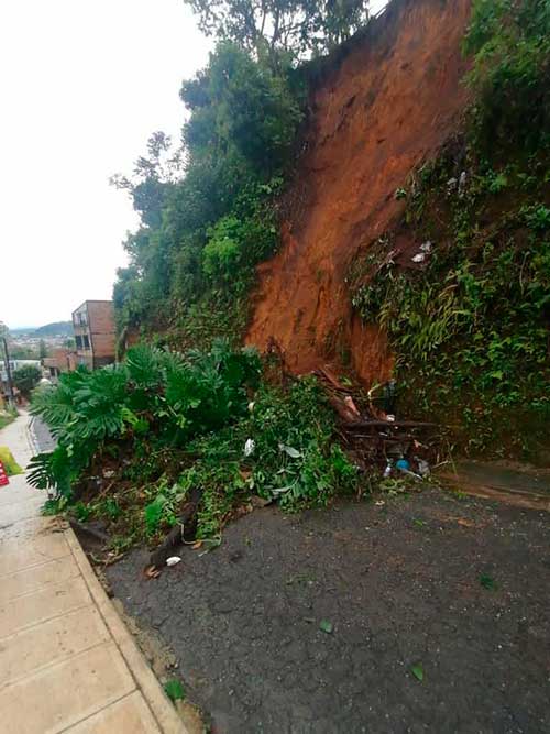 Oficina de Gestión del Riesgo entrega evaluación de daños y necesidades por fuertes lluvias en Popayán