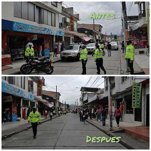 Secretaría de Tránsito le apuesta a la recuperación de vías públicas