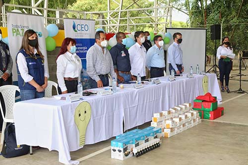 CEO CIERRA EL AÑO ENTREGANDO OBRAS DE CONEXIÓN ELÉCTRICA PARA 2.016 FAMILIAS DE EL TAMBO