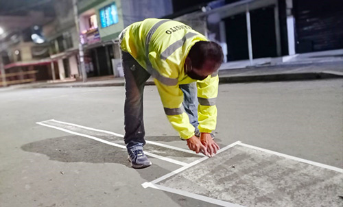 Finalizó proceso de señalización sobre la Carrera 18 en La Esmeralda