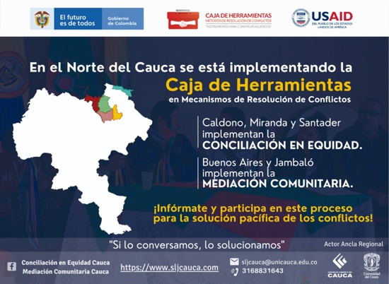 Caja de Herramientas en mecanismos de resolución de conflictos