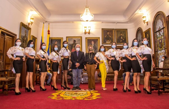 Con un despliegue de belleza se dio apertura al Carnaval de Pubenza 2021 - Imposición de bandas a las reinas
