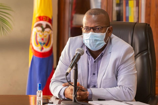 Elías Larrahondo Carabalí, gobernador del Cauca Elías Larrahondo Carabalí, gobernador del Cauca