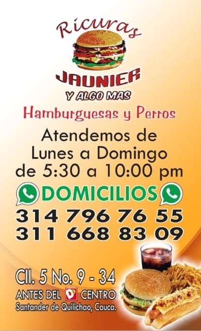Ricuras Jaunier y algo más - Santander de Quilichao Ricuras Jaunier y algo más - Santander de Quilichao