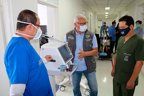 Hospital San José recibe nuevos insumos para atender la emergencia Hospital San José recibe nuevos insumos para atender la emergencia