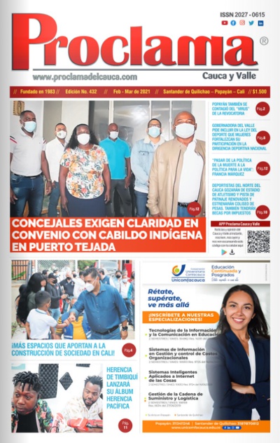 En circulación Edición Impresa No. 432 de Proclama Cauca y Valle En circulación Edición Impresa No. 432 de Proclama Cauca y Valle