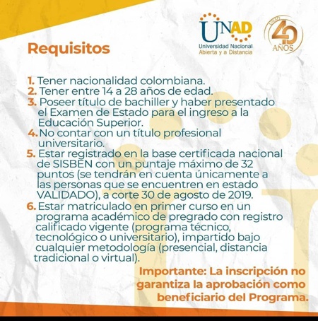 Haz parte de la GENERACIÓN E estudiando en la UNAD
