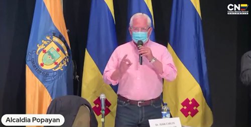 Alcalde de Popayán, Juan Carlos López Castrillón Popayán también se contagió del “virus” de la revocatoria