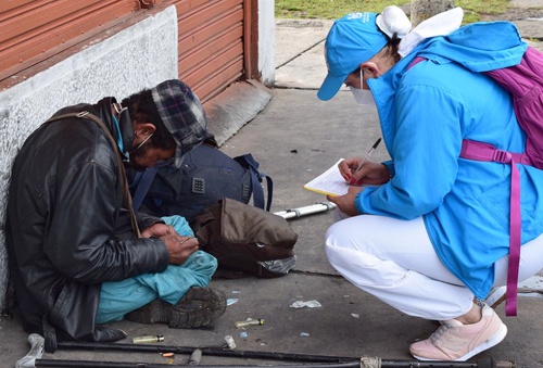 Los habitantes de calle están en el plan de vacunación