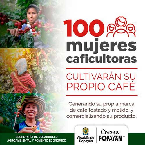 Empoderamiento de 100 mujeres caficultoras, como estrategias de reactivación económica del sector rural