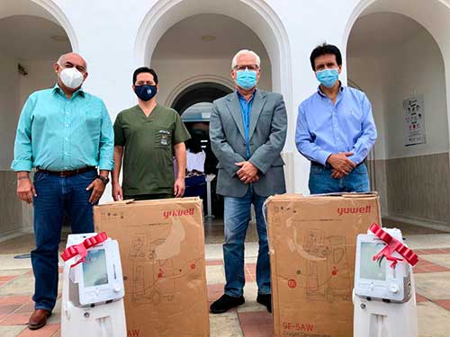 El Hospital Universitario San José recibió donación de equipos biomédicos