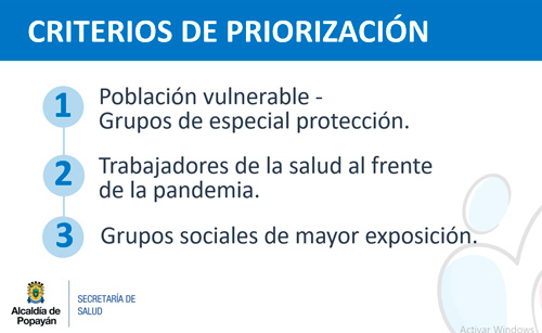 Serán más de 200.000 los vacunados contra el Covid-19 en Popayán Serán más de 200.000 los vacunados contra el Covid-19 en Popayán