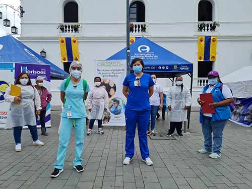 325 pruebas para detectar Covid-19 fueron tomadas en el Parque Caldas