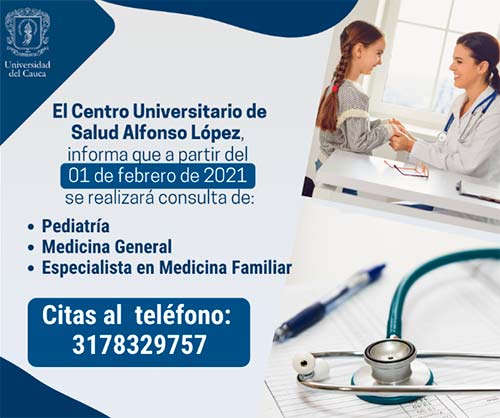 Centro Universitario de Salud Alfonso López de Unicauca presta sus servicios en comunas vulnerables de Popayán Centro Universitario de Salud Alfonso López de Unicauca presta sus servicios en comunas vulnerables de Popayán