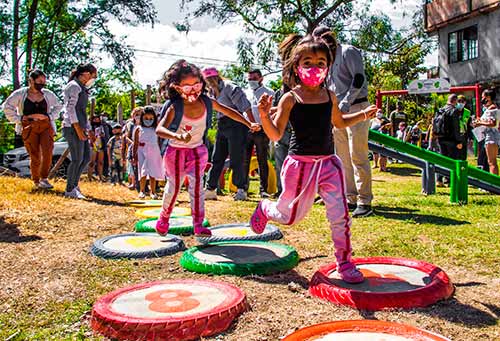 Antiguo basurero se convirtió en parque infantil