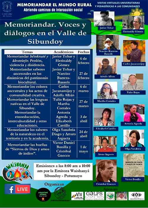 Semillero y grupo de investigación de Unicauca visitan el Valle de Sibundoy (Putumayo) Semillero y grupo de investigación de Unicauca visitan el Valle de Sibundoy (Putumayo)