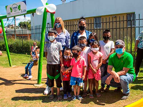 Antiguo basurero se convirtió en parque infantil