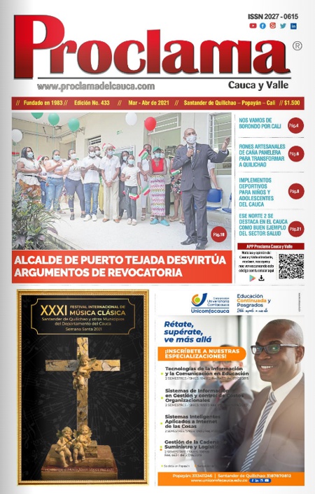 Edición Impresa No. 433 del Periódico Proclama del Cauca y Valle