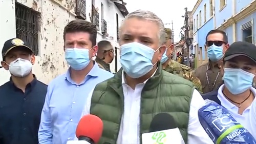 “El cobarde siempre tiene como arma el terrorismo”: Presidente Duque, desde Corinto.