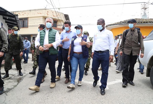 “El cobarde siempre tiene como arma el terrorismo”: Presidente Duque, desde Corinto.