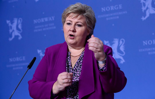 Ministra de noruega viola restricciones