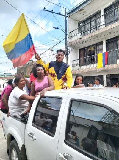 Puerto Tejada recibió al para-atleta Jean Carlos Mina: Oro en Túnez