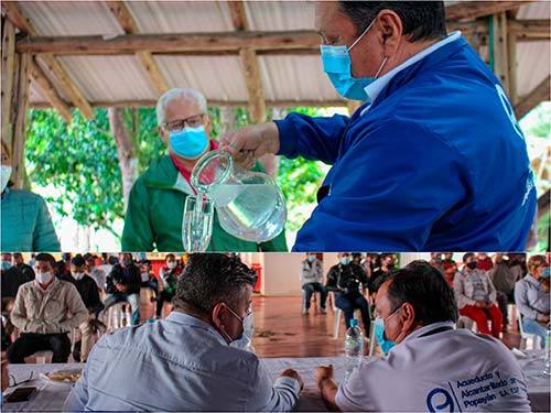 247 familias ya cuenta con agua potable en Popayán 