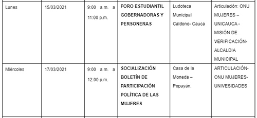 día de la mujer