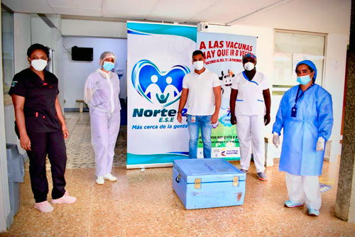 ESE Norte 2 también inició vacunación contra el Covid 19 ESE Norte 2 también inició vacunación contra el Covid 19