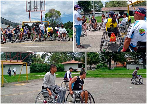 Deportistas en condición de discapacidad aprovechan al máximo el polideportivo Colgate Palmolive Deportistas en condición de discapacidad aprovechan al máximo el polideportivo Colgate Palmolive