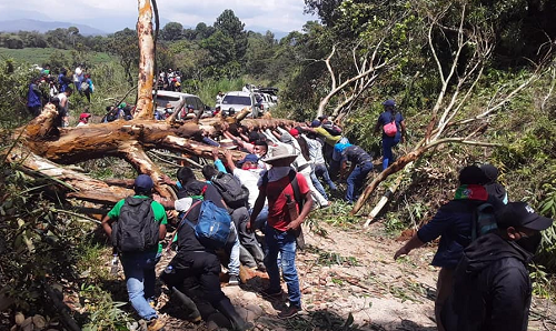 Heridos a bala integrantes de “Minga Indígena” en Caldono