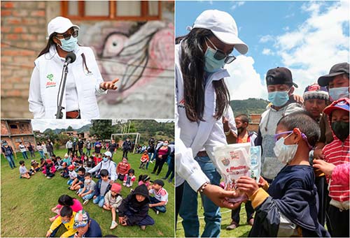 La gestora social del Cauca hace presencia en los territorios, entregando ayudas humanitarias y liderando acciones por el cuidado de la niñez La gestora social del Cauca hace presencia en los territorios, entregando ayudas humanitarias y liderando acciones por el cuidado de la niñez