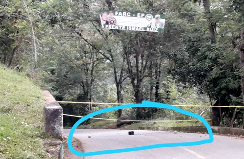 Presunto explosivo en la entrada a Toribío prendió alarmas