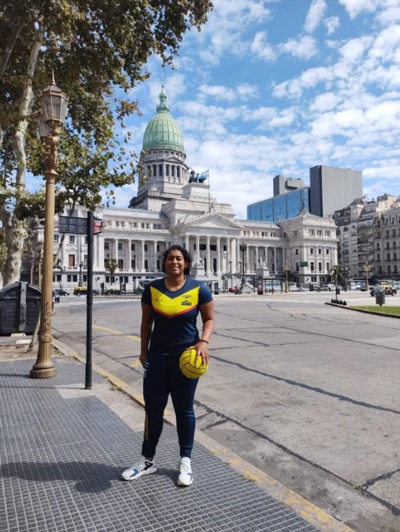 Quilichagueña Angela Viviana Samboní es subcampeona suramericana en Waterpolo Quilichagueña Angela Viviana Samboní es subcampeona suramericana en Waterpolo