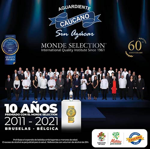 Industria Licorera del Cauca nuevamente premiada en los Monde Selection Industria Licorera del Cauca nuevamente premiada en los Monde Selection